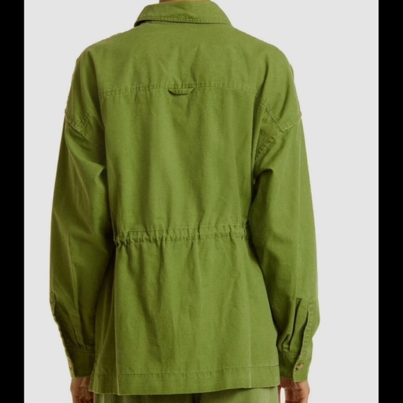NWOT ATM Anthony Thomas Melillo Ripstop Cotton Cargo Field Jacket Green Size M/L - Picture 10 of 15
